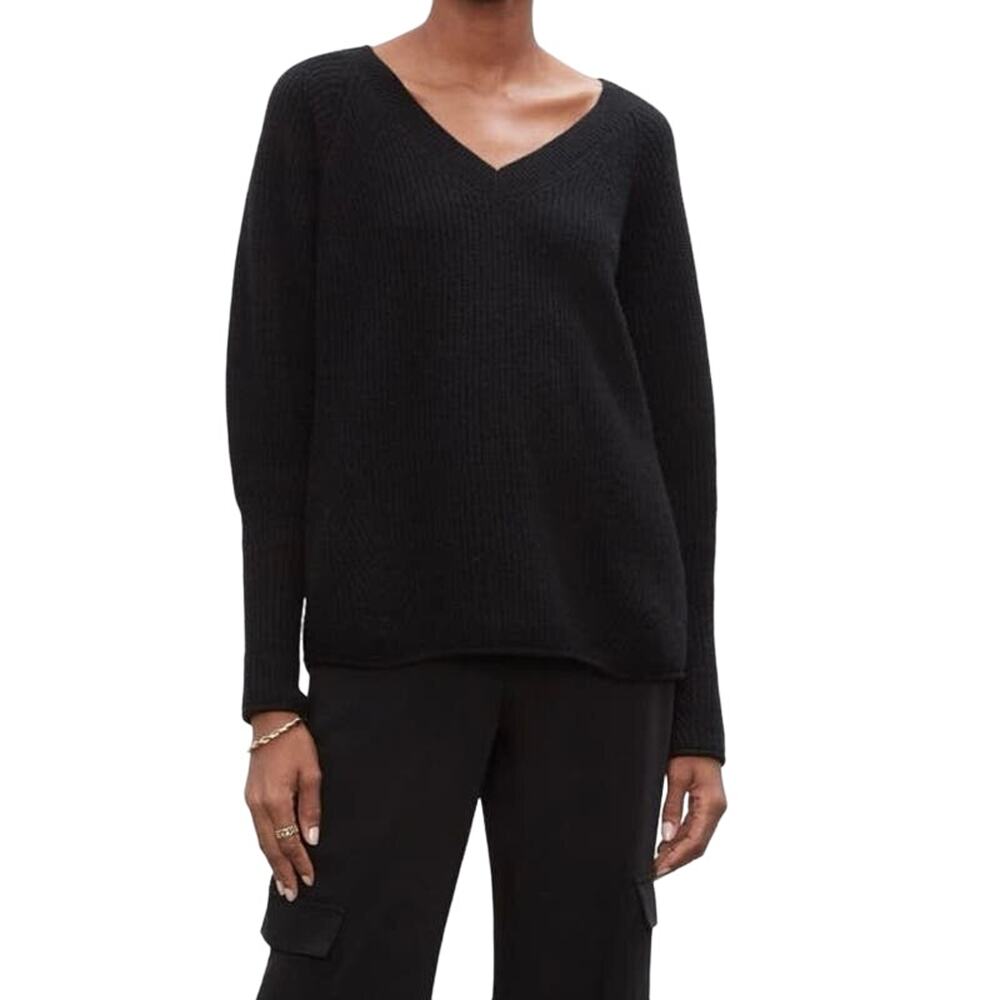 All Saints Women's Slouchy Pullover Top, Black, size XS, $38, B69
